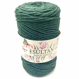 Pamuk Makrome İpi 29 Nefti Yeşil ( 250 Gr ) - 2