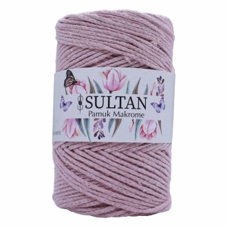 Pamuk Makrome İpi 07 Pudra ( 250 Gr ) - Orivyum