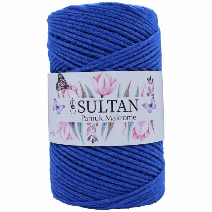 Pamuk Makrome İpi 16 Saks Mavisi ( 250 Gr ) - 1