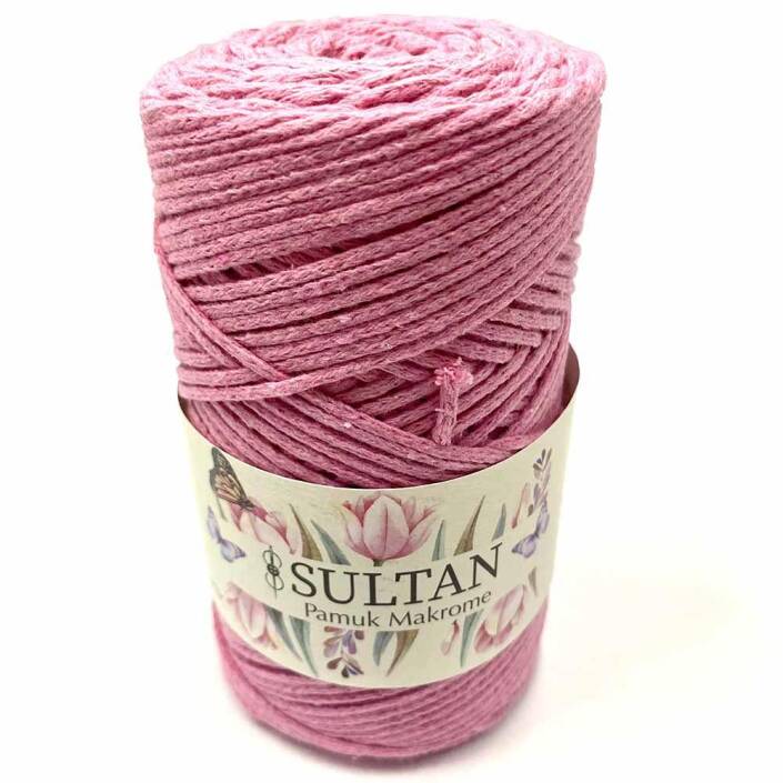 Pamuk Makrome İpi 08 Şeker Pembe ( 250 Gr ) - 2