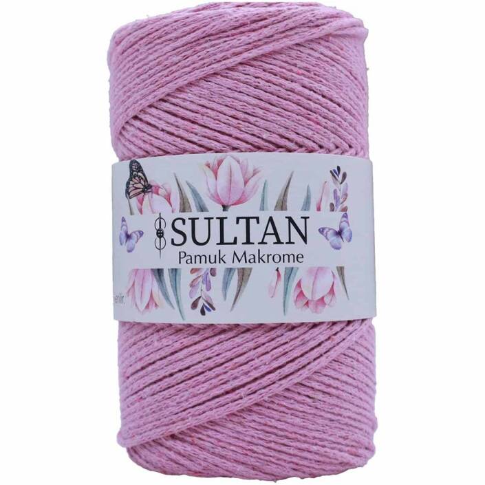 Pamuk Makrome İpi 08 Şeker Pembe ( 250 Gr ) - 1