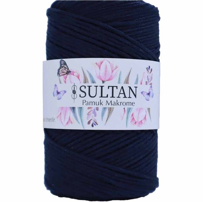 Pamuk Makrome İpi 32 Siyah ( 250 Gr ) - 1