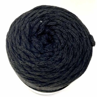Pamuk Makrome İpi 32 Siyah ( 250 Gr ) - 3