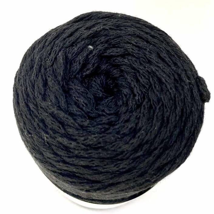 Pamuk Makrome İpi 32 Siyah ( 250 Gr ) - 3