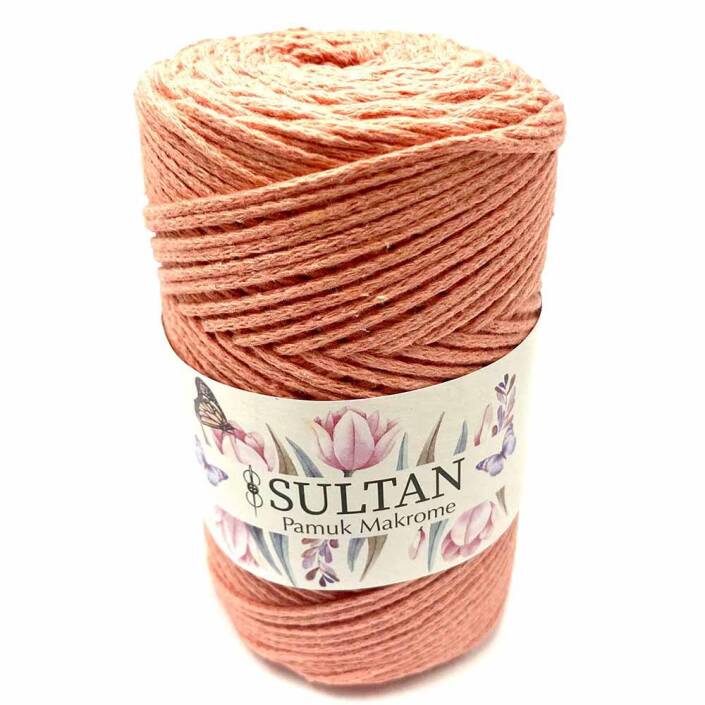 Pamuk Makrome İpi Somon ( 250 Gr ) - 1