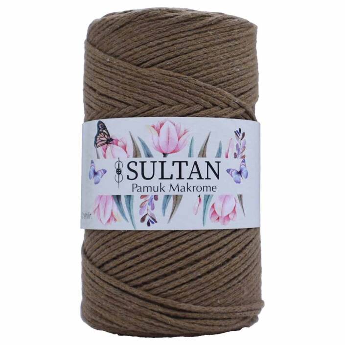 Pamuk Makrome İpi 22 Sütlü Kahve ( 250 Gr ) - 1