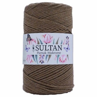 Pamuk Makrome İpi 22 Sütlü Kahve ( 250 Gr ) - Orivyum
