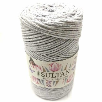 Pamuk Makrome İpi 36 Taş Gri ( 250 Gr ) - Orivyum