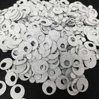 Patik Pulu Simli Gri - Orivyum