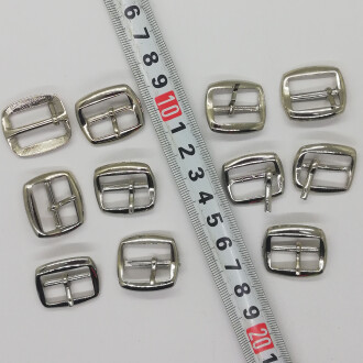 Patik Tokası Metal ( Çift ) Bombeli Gümüş Dilli - Orivyum