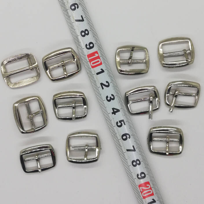 Patik Tokası Metal ( Çift ) Bombeli Gümüş Dilli - 1