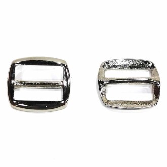 Patik Tokası Metal ( Çift ) Bombeli Gümüş Dilsiz - Orivyum