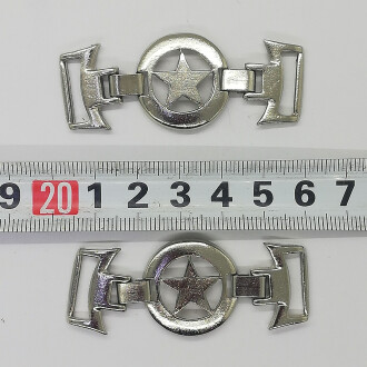 Patik Tokası Metal ( Çift ) Yıldız Model - Orivyum