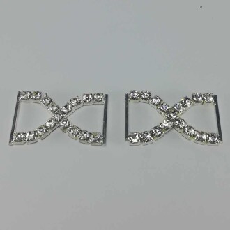 Patik Tokası Taşlı Çapraz T2 ( 2 Adet ) - Orivyum