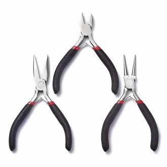 Pense Seti 3 Lu Siyah ( Yankeski - Karga Burun - Yuvarlak Uçlu Pense ) - Orivyum