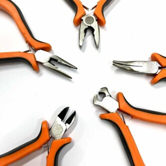 Pense Seti 5 Li ( Yankeski - Karga Burun - Yuvarlak - Eğik - Kerpeten ) - 3