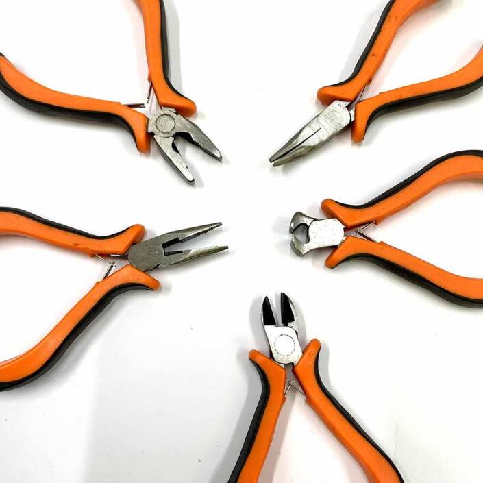 Pense Seti 5 Li ( Yankeski - Karga Burun - Yuvarlak - Eğik - Kerpeten ) - 2