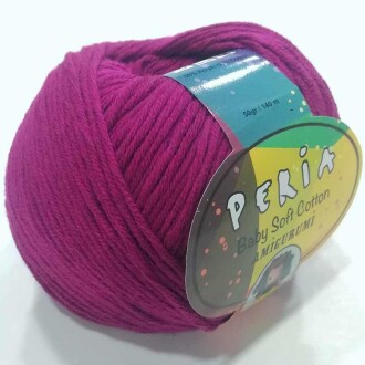 Peria Baby Cotton Amigurumi Örgü İpi 112 Mürdüm - Peria