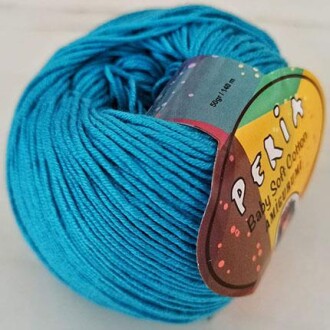 Peria Baby Cotton Amigurumi Örgü İpi 14 Mavi - Peria