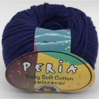 Peria Baby Cotton Amigurumi Örgü İpi 16 Lacivert - Peria