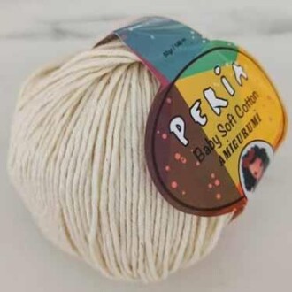 Peria Baby Cotton Amigurumi Örgü İpi 18 Krem - Peria