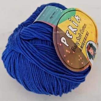 Peria Baby Cotton Amigurumi Örgü İpi 23 Saks Mavisi - Peria