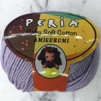 Peria Baby Cotton Amigurumi Örgü İpi 39 Lila - Peria