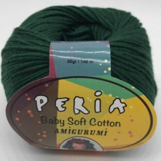 Peria Baby Cotton Amigurumi Örgü İpi 43 Zümrüt Yeşili - Peria