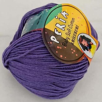 Peria Baby Cotton Amigurumi Örgü İpi 45 Mor - Peria