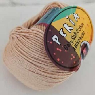 Peria Baby Cotton Amigurumi Örgü İpi 6 Sütlü Kahve - Peria