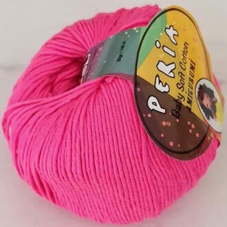 Peria Baby Cotton Amigurumi Örgü İpi 94 Neon Pembe - Peria