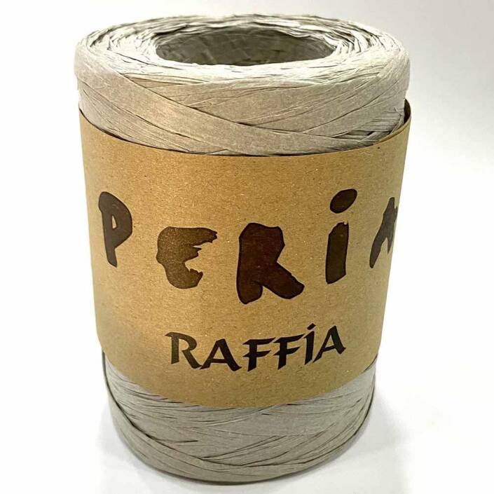 Peria Yumuşak Rafya İpi ( 150 Gram ) Açık Gri - 1