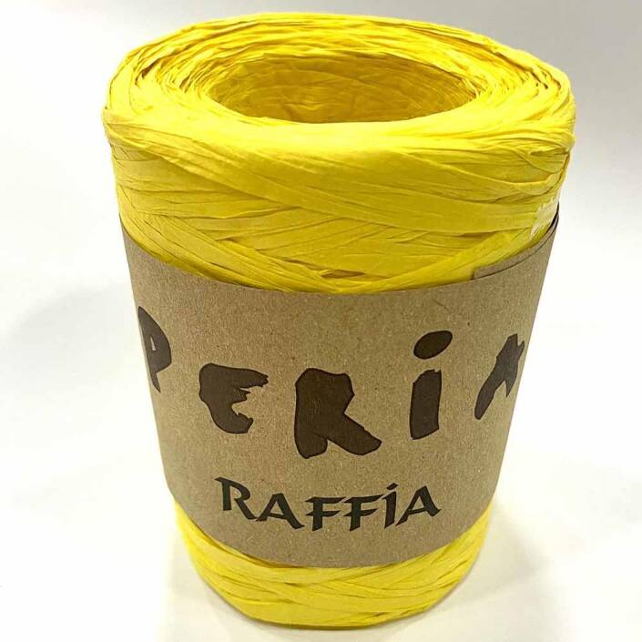 Peria Yumuşak Rafya İpi ( 150 Gram ) Sarı - 1