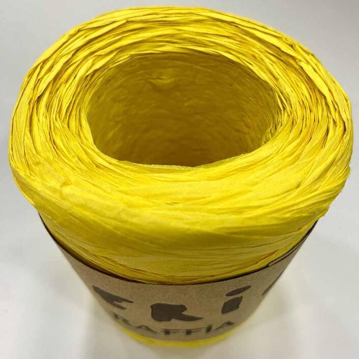 Peria Yumuşak Rafya İpi ( 150 Gram ) Sarı - 2