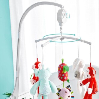 Plastik Beşik Dönence Seti ( Müzik Kutulu ) - Orivyum