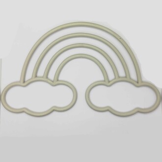Plastik Makrome Ve Kapı Süsü Aparatı Gökkuşagı Bulutlu - Orivyum