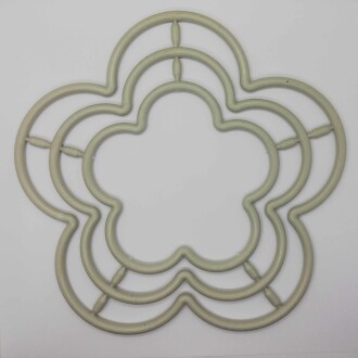 Plastik Makrome Ve Kapı Süsü Aparatı Papatya 3 Lu - Orivyum