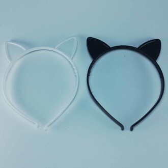 Plastik Taç Kedi Kulak ( 3 Adet ) - Orivyum