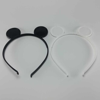 Plastik Taç Mıckey Mouse Kulak ( 3 Adet ) - Orivyum