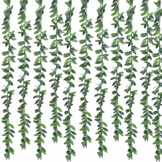 Plastik Yaprak Yapay Şerit Sarmaşık 7.5 Metre - 2
