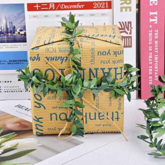 Plastik Yaprak Yapay Şerit Sarmaşık 7.5 Metre - 5