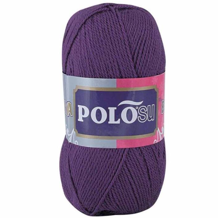 Polosu Lüks Patik El Örgü İpi 311 Mor ( 5 Adet ) - 1