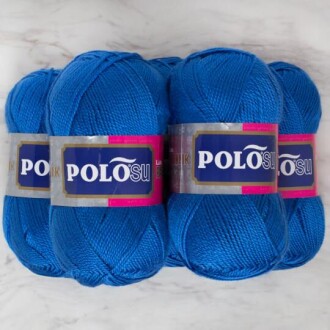 Polosu Lüks Patik El Örgü İpi 312 Koyu Mavi ( 5 Adet ) - 3