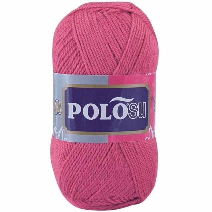 Polosu Lüks Patik El Örgü İpi 319 Şeker Pembe ( 5 Adet ) - 1