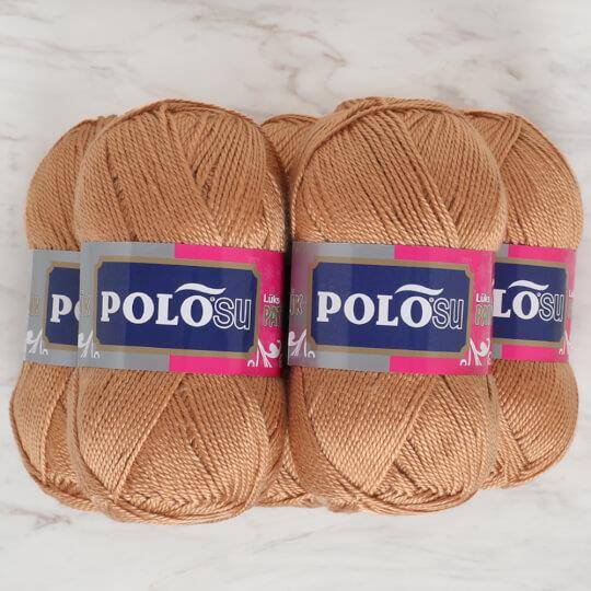 Polosu Lüks Patik El Örgü İpi 321 Koyu Bej ( 5 Adet ) - 3