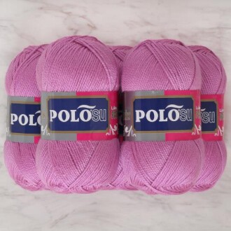 Polosu Lüks Patik El Örgü İpi 349 Açık Lila ( 5 Adet ) - 2