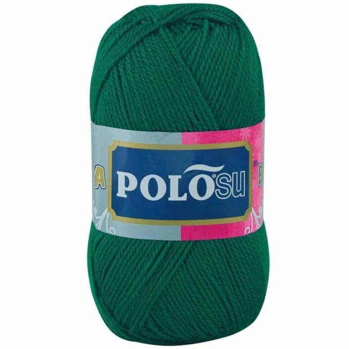 Polosu Lüks Patik El Örgü İpi 353 Yeşil ( 5 Adet ) - 1