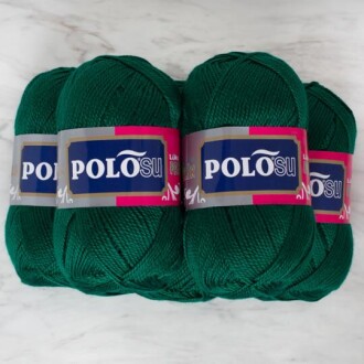 Polosu Lüks Patik El Örgü İpi 353 Yeşil ( 5 Adet ) - 2