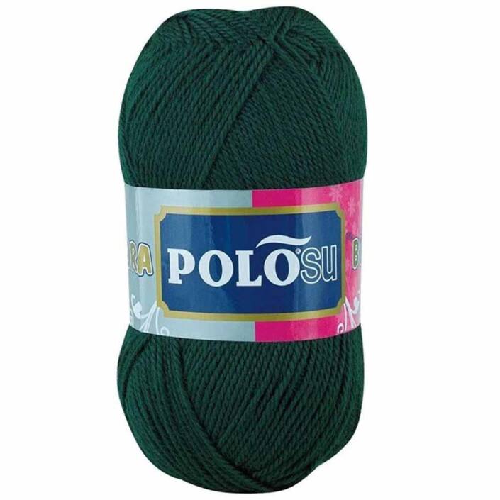 Polosu Lüks Patik El Örgü İpi 354 Koyu Yeşil ( 5 Adet ) - 1