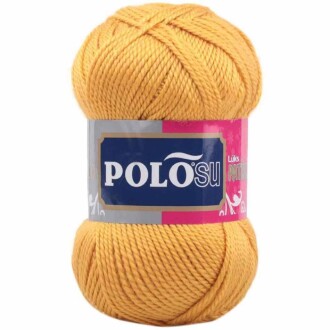 Polosu Lüks Patik El Örgü İpi 363 Hardal ( 5 Adet ) - 1